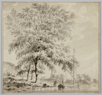 KT 2001 315
<br/>
Bomen aan het water
<br/>
<em>Claterbos, Augustijn (1750-1828)</em>